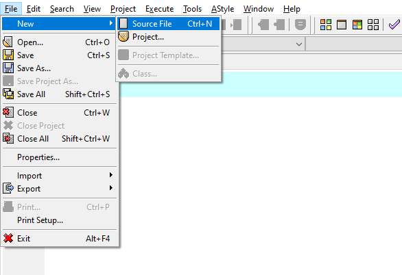 Dev C++ First Program
